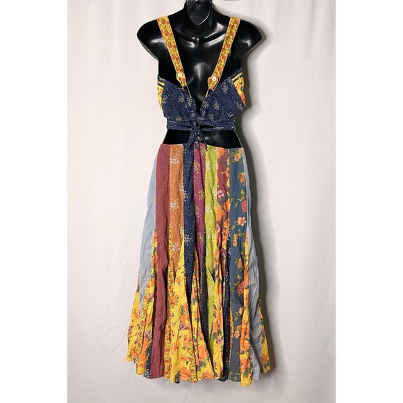 Free People Piper Mixed Media Patchwork Pieced Set - Picture 9 of 11